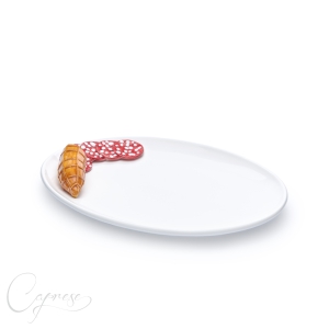 SALAMI 3D Talerz Owalny 40 cm